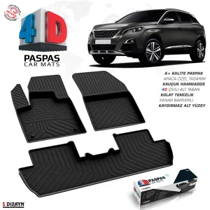 Drs Tuning Peugeot 3008 Gt-Line 4D Havuzlu Paspas 2016-2023