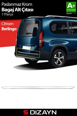 Drs Tuning Citroen Berlingo 3 Krom Bagaj Alt Çıtası 2019 Üzeri A+ Kalite