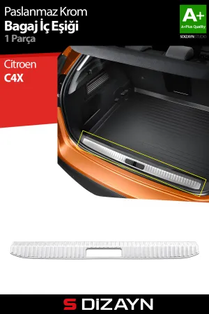 Drs Tuning Citroen C4X Krom Bagaj İç Eşiği 2022 Üzeri A+ Kalite