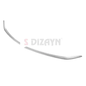 Drs Tuning Fiat Doblo 3 Krom Far Üst Çıtası 2 Prç. 2023 Üzeri A+ Kalite - Görsel 3