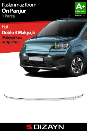 Drs Tuning Fiat Doblo 3 Krom Ön Panjur 2023 Üzeri A+ Kalite