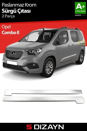 Drs Tuning Opel Combo E Krom Sürgülü Kapı Çıtası 2 Prç 2019 Üzeri A+ Kalite