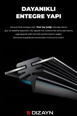 Fiat Doblo 2 Ön Cam Silecek Seti 2010-2022 Premium Araca Özel 60-40 Cm  A+ Kalite - Görsel 4