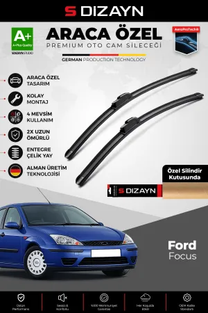 Focus 1 Ön Cam Silecek Seti 1998-2004 Premium Araca Özel 55-48 Cm  A+ Kalite