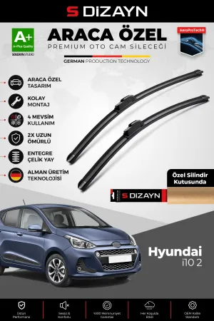 Hyundai I10 Ön Cam Silecek Seti 2013-2019 Premium Araca Özel 55-40 Cm  A+ Kalite
