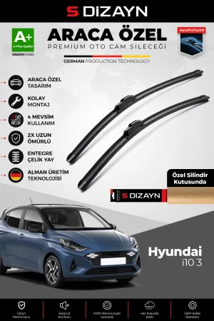 Hyundai I10 Ön Cam Silecek Seti 2019 Üzeri Premium Araca Özel 60-40 Cm  A+ Kalite