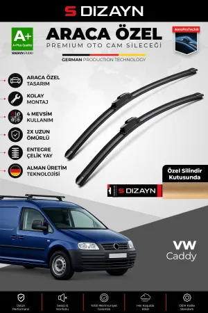 Drs Tuning Caddy Ön Cam Silecek Seti 2004-2006 Premium Araca Özel 60-45 Cm  A+ Kalite