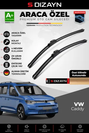 Drs Tuning Caddy 4 Ön Cam Silecek Seti 2020 Üzeri Premium Araca Özel 70-40 Cm  A+ Kalite