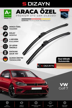 Drs Tuning Golf 7 Ön Cam Silecek Seti 2012-2020 Premium Araca Özel 65-45 Cm  A+ Kalite