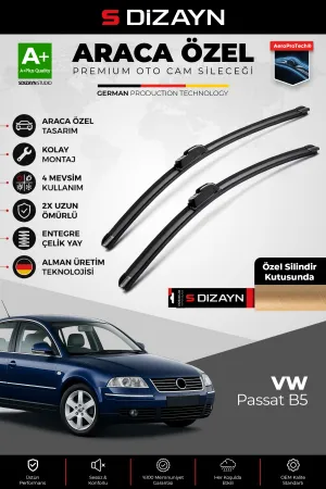 Drs Tuning Passat B5 Ön Cam Silecek Seti 1996-2005 Premium Araca Özel 53-50 Cm  A+ Kalite