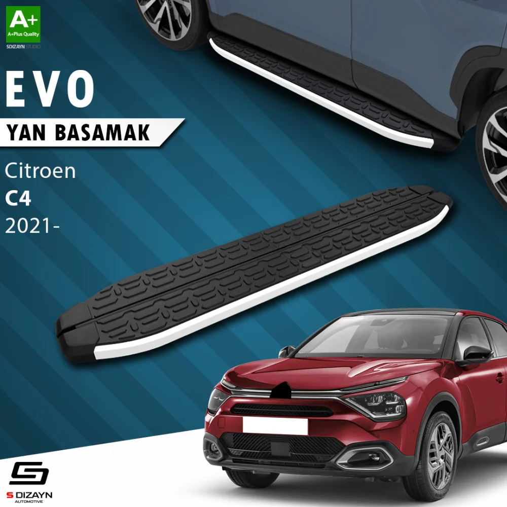 Citroen C4 3 Evo Aluminyum Yan Basamak 183 Cm 2021 Üzeri