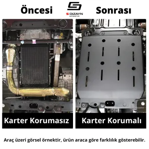 Drs Tuning Citroen C4X Çelik Karter Muhafaza Koruma 2022 Üzeri A+ Kalite - Görsel 3