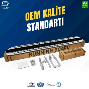 Citroen C5 Aircross 2 Hybrid Benzinli OEM Still Pro V2 Aluminyum Yan Basamak 193 Cm 2025 Üzeri A+ Kalite - Görsel 2