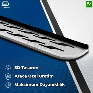 Citroen C5 Aircross 2 Hybrid Benzinli OEM Still Pro V2 Aluminyum Yan Basamak 193 Cm 2025 Üzeri A+ Kalite - Görsel 4