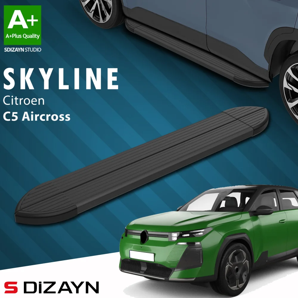 Drs Tuning Citroen C5 Aircross 2 Hybrid Benzinli Skyline Siyah Yan Basamak 193 Cm 2025 Üzeri A+ Kalite