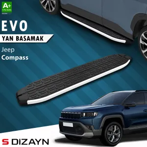 Drs Tuning Jeep Compass 3 Evo Aluminyum Yan Basamak 193 Cm 2025 Üzeri A+ Kalite