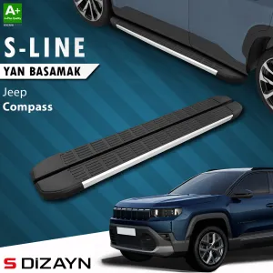 Drs Tuning Jeep Compass 3 S-Line Aluminyum Yan Basamak 193 Cm 2025 Üzeri A+ Kalite