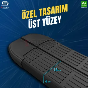 Drs Tuning Jeep Compass 3 S-Line Siyah Yan Basamak 193 Cm 2025 Üzeri A+ Kalite - Görsel 3