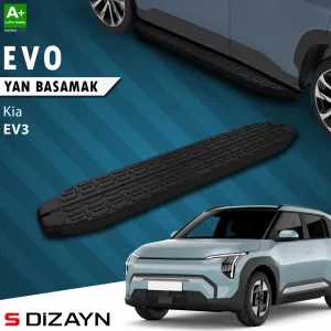 Drs Tuning Kia Ev3 Evo Siyah Yan Basamak 183 Cm 2025 Üzeri A+ Kalite