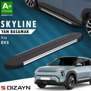Drs Tuning Kia Ev3 Skyline Krom Yan Basamak 183 Cm 2025 Üzeri A+ Kalite