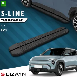 Drs Tuning Kia Ev3 S-Line Siyah Yan Basamak 183 Cm 2025 Üzeri A+ Kalite