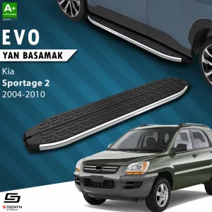 Kia Sportage 2004-2010 (KM) uyumlu 2 Evo Krom Yan Basamak 173 Cm 2004-2010 modelleri DRS Tuning'de. Kaliteli malzeme, hızlı kargo ve güvenli alışverişle hemen