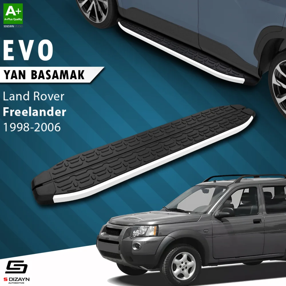 Land Rover Freelander Evo Aluminyum Yan Basamak 163 Cm 1998-2006