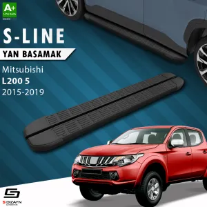 Mitsubishi L200 5 S-Line Siyah Yan Basamak 193 Cm 2015-2019 thumb 1