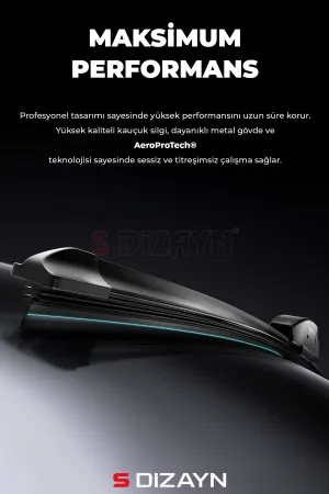 Drs Tuning 9 Aparatlı Oto Cam Sileceği 75 Cm 30 İnç Universal A+ Kalite - Görsel 3