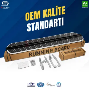 Drs Tuning Omoda Omoda7 Diamond Krom Yan Basamak 183 Cm 2025 Üzeri A+ Kalite - Görsel 2