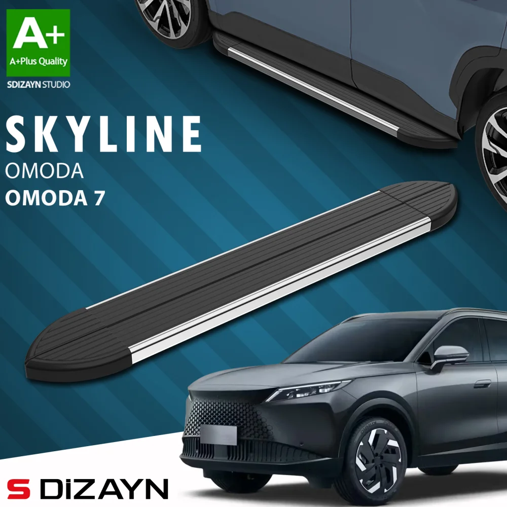 Drs Tuning Omoda Omoda7 Skyline Krom Yan Basamak 183 Cm 2025 Üzeri A+ Kalite