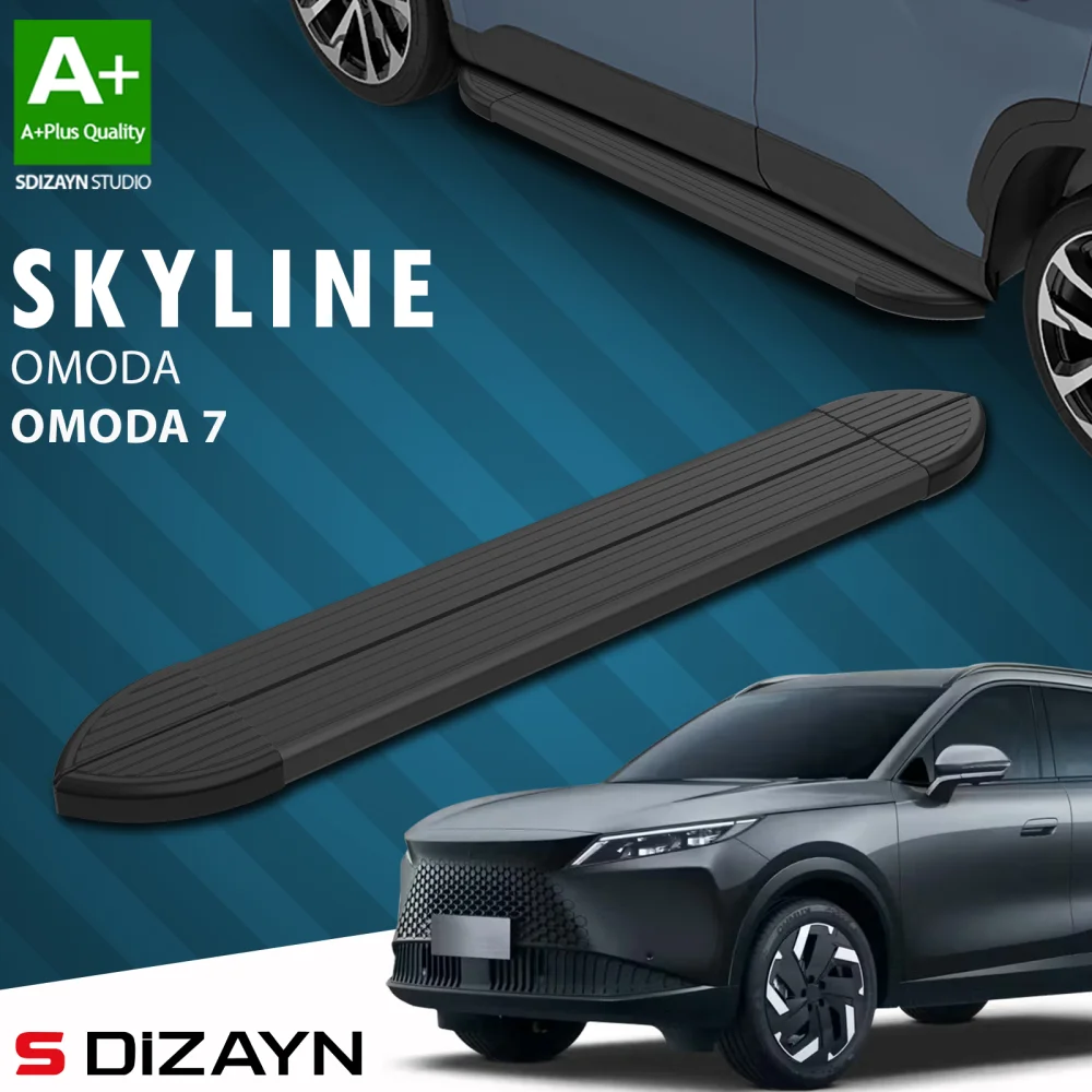 Drs Tuning Omoda Omoda7 Skyline Siyah Yan Basamak 183 Cm 2025 Üzeri A+ Kalite