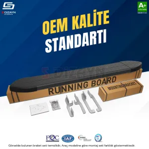 Drs Tuning Omoda Omoda7 Skyline Siyah Yan Basamak 183 Cm 2025 Üzeri A+ Kalite - Görsel 2
