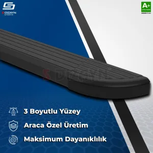 Drs Tuning Omoda Omoda7 Skyline Siyah Yan Basamak 183 Cm 2025 Üzeri A+ Kalite - Görsel 4