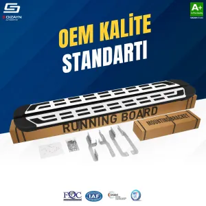 Drs Tuning Omoda Omoda7 S-Plus Gri Yan Basamak 183 Cm 2025 Üzeri A+ Kalite - Görsel 2