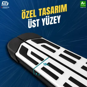 Drs Tuning Omoda Omoda7 S-Plus Gri Yan Basamak 183 Cm 2025 Üzeri A+ Kalite - Görsel 3