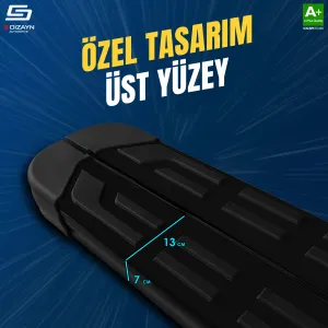 Drs Tuning Omoda Omoda7 S-Plus Siyah Yan Basamak 183 Cm 2025 Üzeri A+ Kalite - Görsel 3