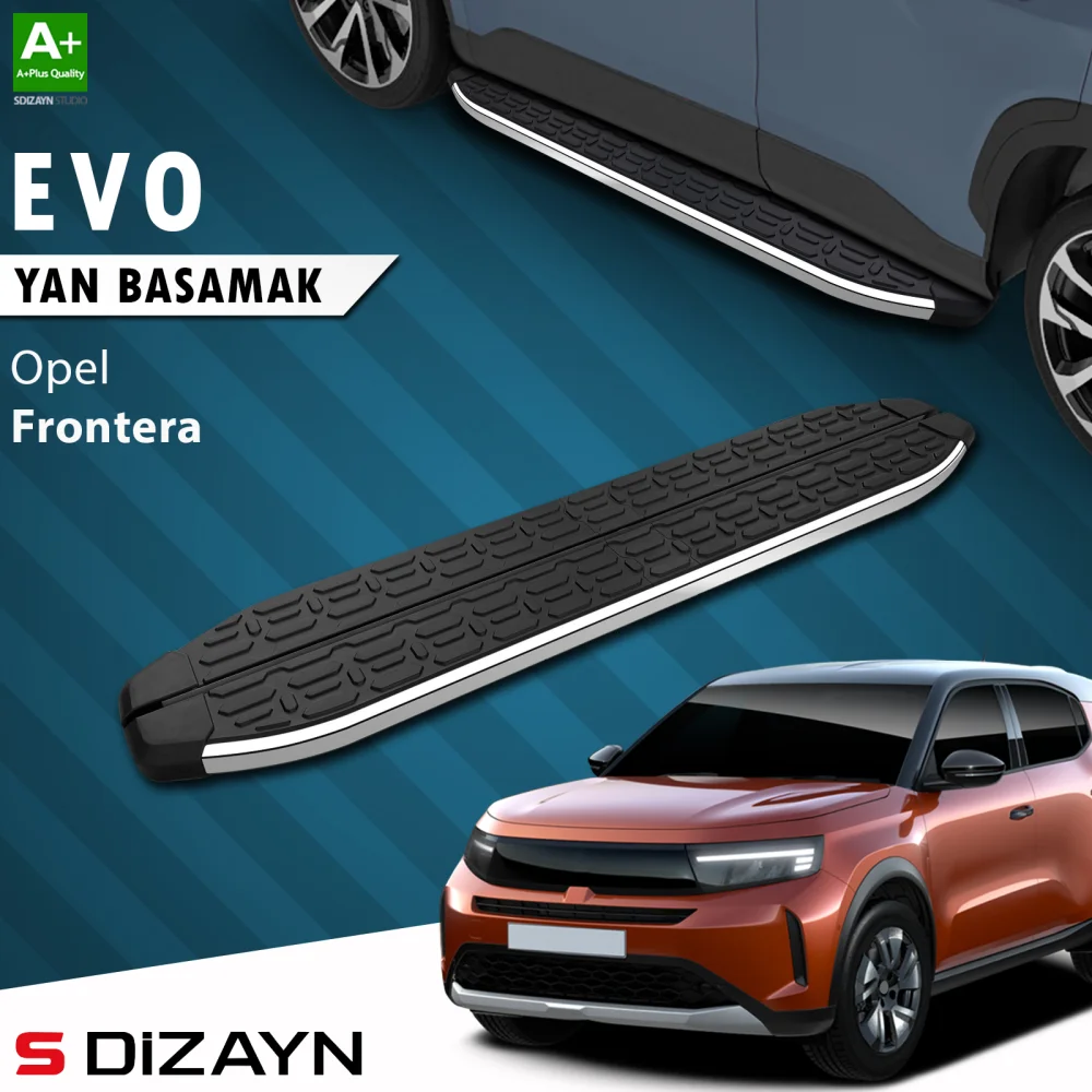 Drs Tuning Opel Frontera Evo Krom Yan Basamak 183 Cm 2024 Üzeri A+ Kalite