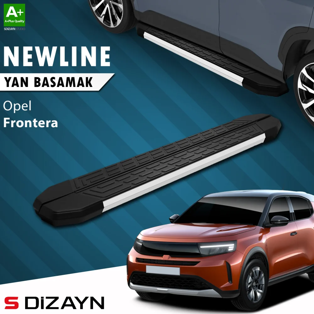 Drs Tuning Opel Frontera NewLine Aluminyum Yan Basamak 183 Cm 2024 Üzeri A+ Kalite