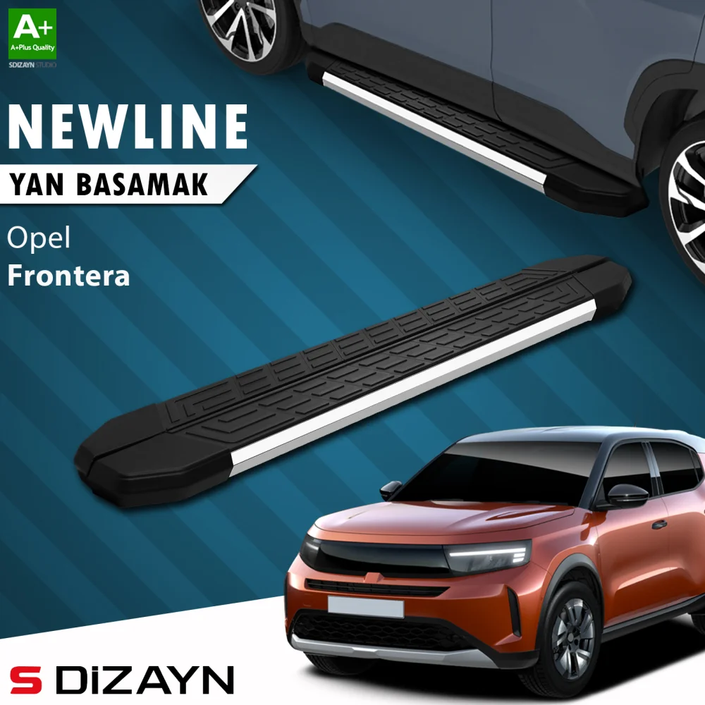 Drs Tuning Opel Frontera NewLine Krom Yan Basamak 183 Cm 2024 Üzeri A+ Kalite