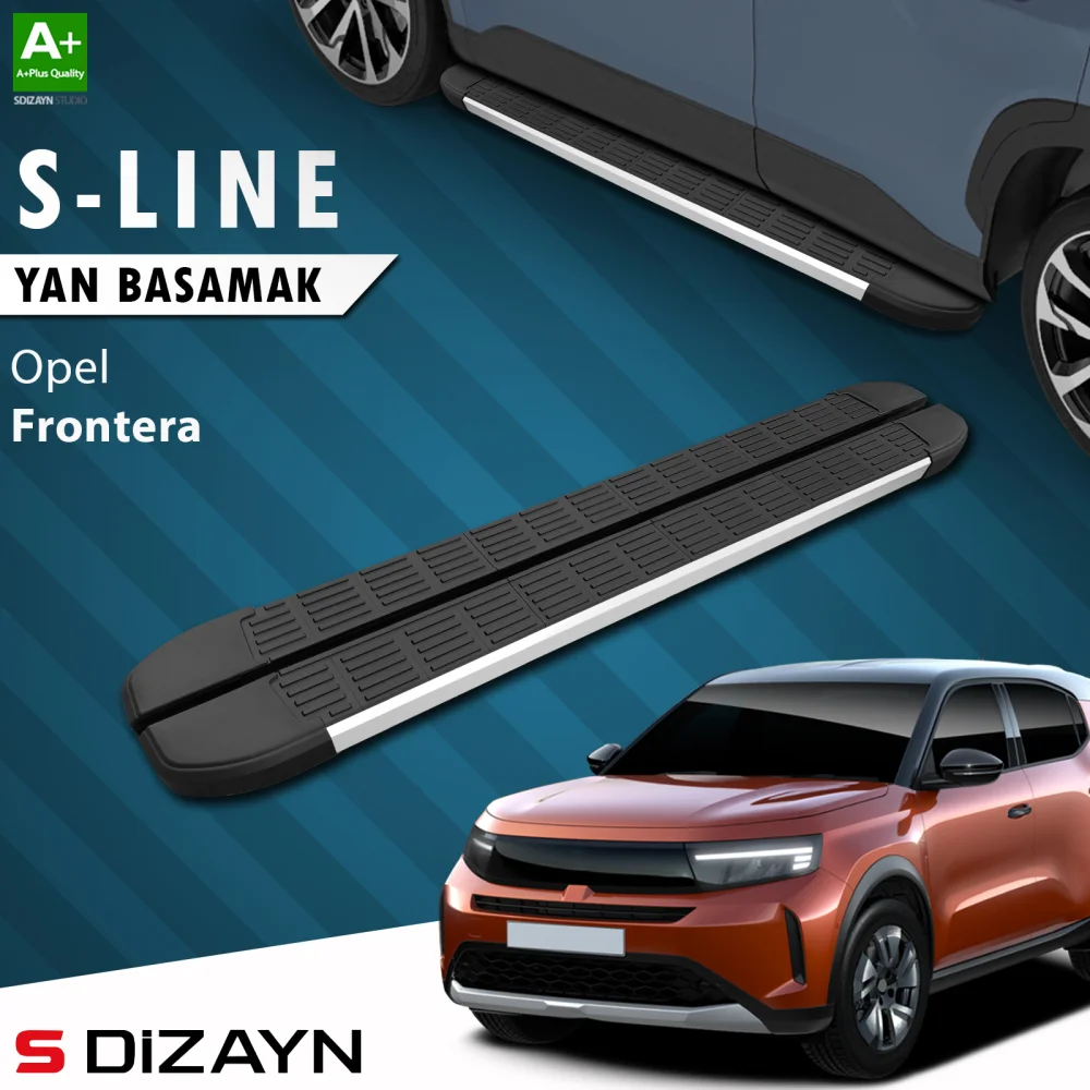 Drs Tuning Opel Frontera S-Line Aluminyum Yan Basamak 183 Cm 2024 Üzeri A+ Kalite