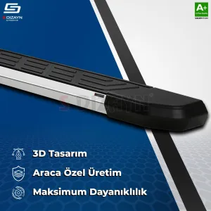 Drs Tuning Opel Grandland 2 Hybrid Benzinli NewLine Krom Yan Basamak 193 Cm 2024 Üzeri A+ Kalite - Görsel 4