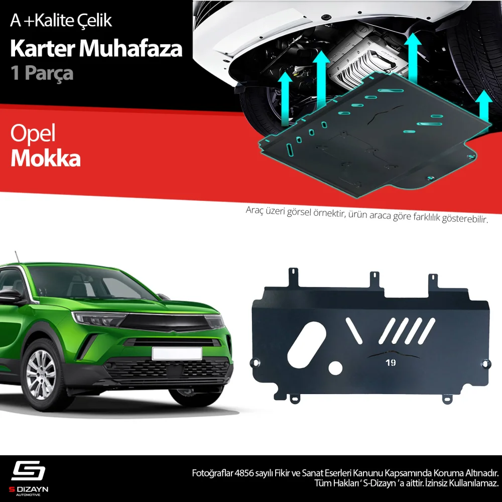 Opel Mokka Çelik Karter Muhafaza Koruma 2020 Üzeri A+ Kalite