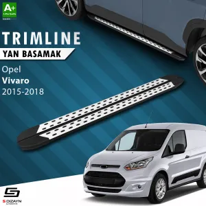 Opel uyumlu Vivaro B Kısa Şase TrimLine Gri Yan Basamak 213 Cm 2015-2018 modelleri DRS Tuning'de. Kaliteli malzeme, hızlı kargo ve güvenli alışverişle hemen