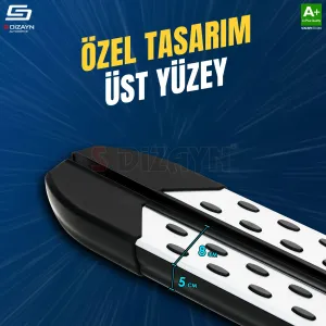 Drs Tuning Opel Zafira Life Kısa Şase TrimLine Gri Yan Basamak 213 Cm 2020 Üzeri - Görsel 3