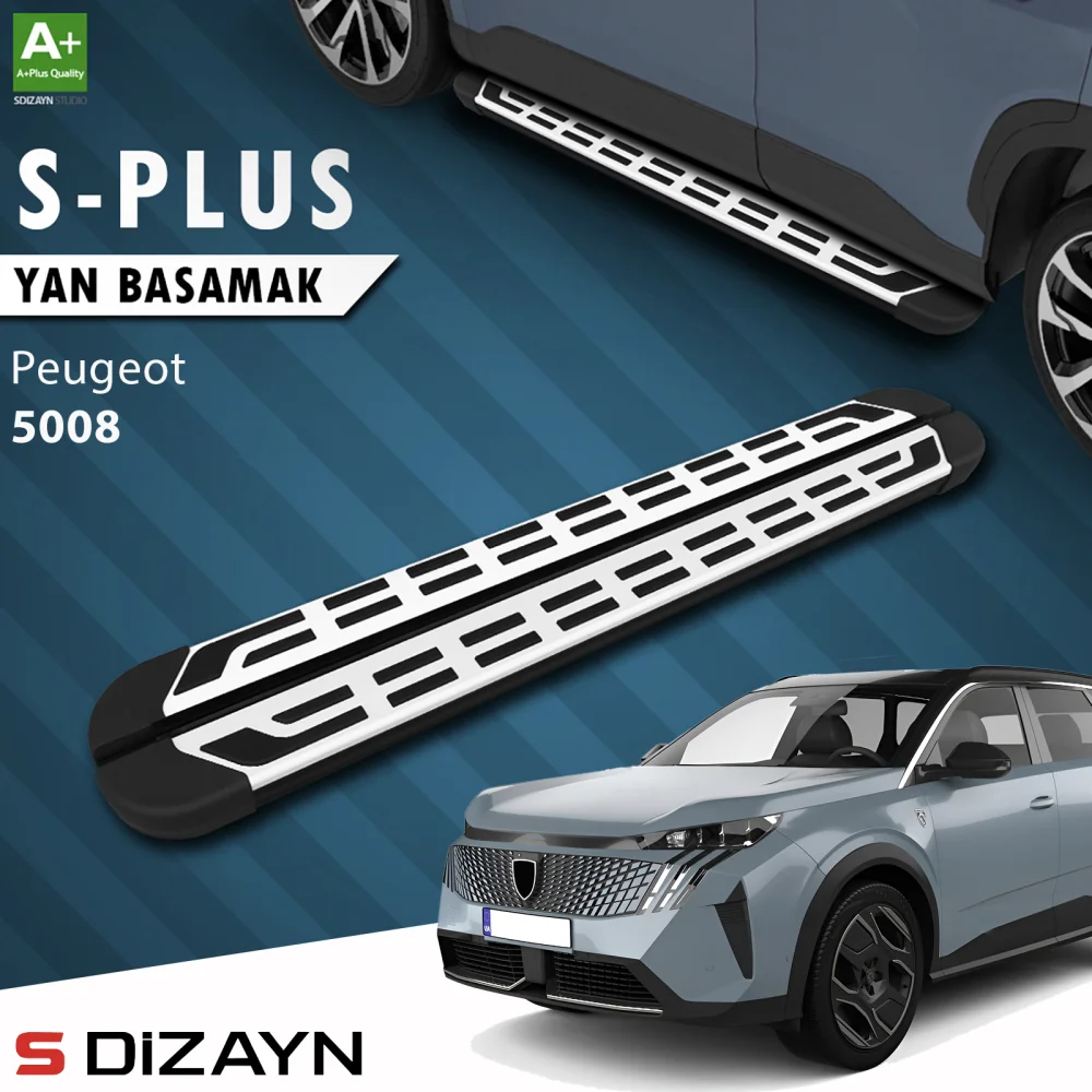 Drs Tuning Peugeot 5008 3 Elektrikli S-Plus Gri Yan Basamak 203 Cm 2024 Üzeri A+ Kalite