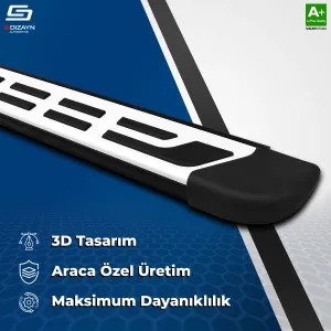 Drs Tuning Peugeot 5008 3 Elektrikli S-Plus Gri Yan Basamak 203 Cm 2024 Üzeri A+ Kalite - Görsel 4
