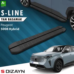 Drs Tuning Peugeot 5008 3 Hybrid S-Line Siyah Yan Basamak 203 Cm 2024 Üzeri A+ Kalite
