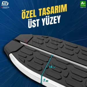 Drs Tuning Renault Boreal Evo Aluminyum Yan Basamak 183 Cm 2025 Üzeri A+ Kalite - Görsel 3