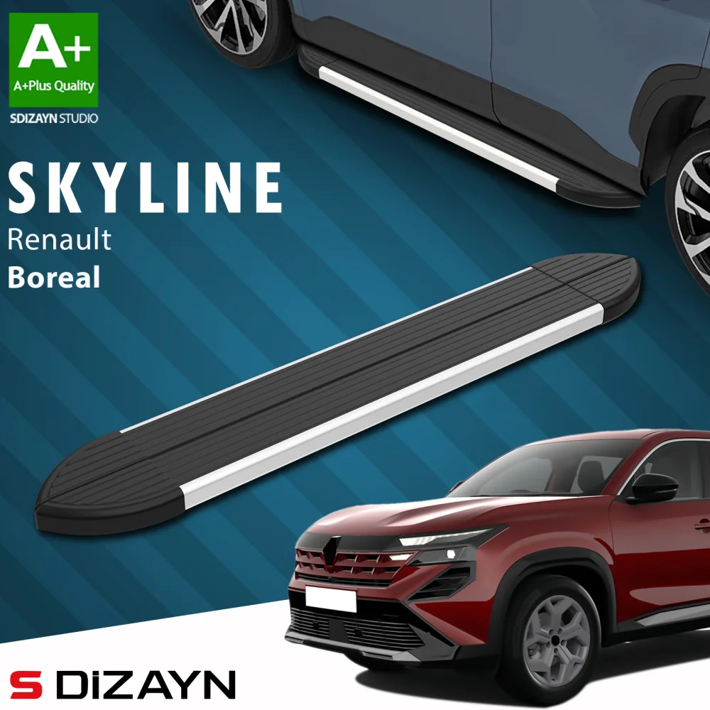 Drs Tuning Renault Boreal Skyline Aluminyum Yan Basamak 183 Cm 2025 Üzeri A+ Kalite